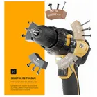 Parafusadeira e furadeira de impacto 3/8 Wap K21 ID02 2000 mAh
